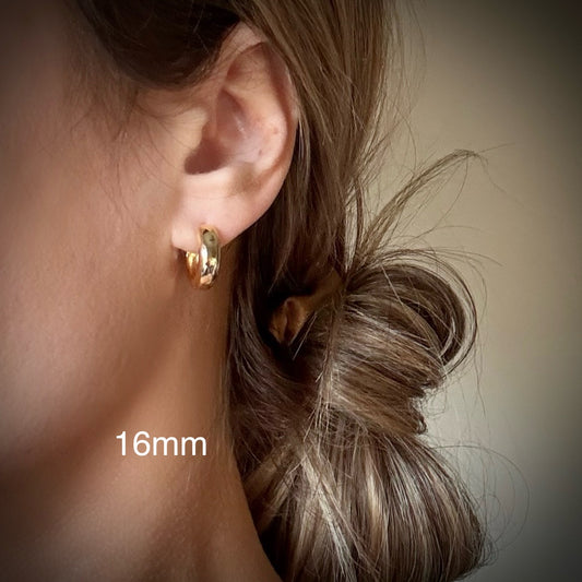 Gold Everyday Hoop Earrings