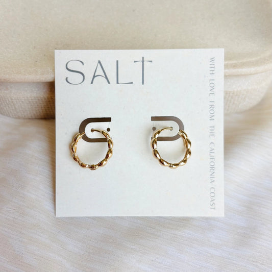 Wavy Hoop Earrings