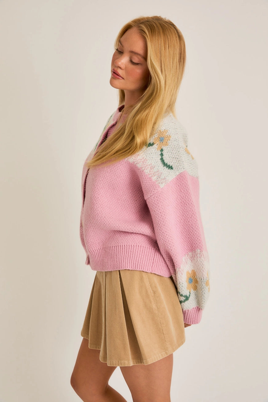 Pink Garden Knit