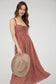 Copper Fields Midi Dress