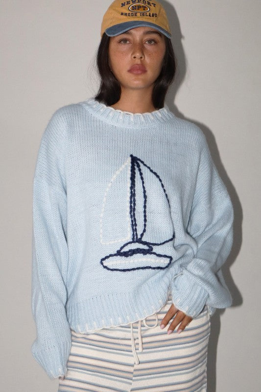 Smooth Sailing Knit Sweater