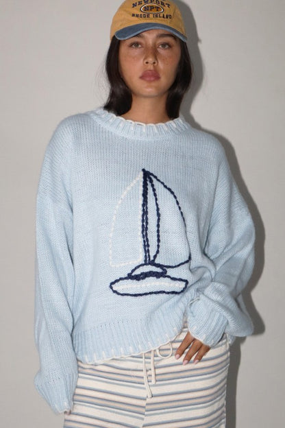 Smooth Sailing Knit Sweater