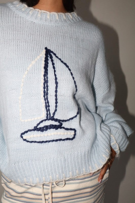 Smooth Sailing Knit Sweater