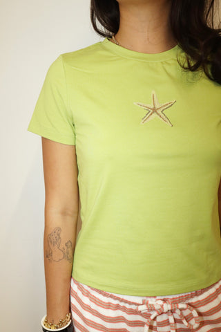 Starfish Embroidered Tee