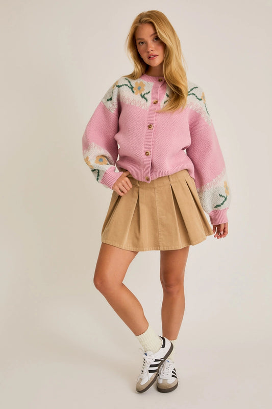 Pink Garden Knit