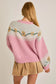Pink Garden Knit