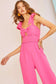 Pretty in Pink Knot Jumpsuit