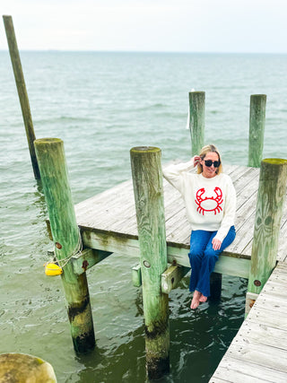 The Pinch Me Crab Sweater