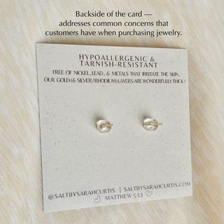 Fan Girl - Crystal Stud Earrings