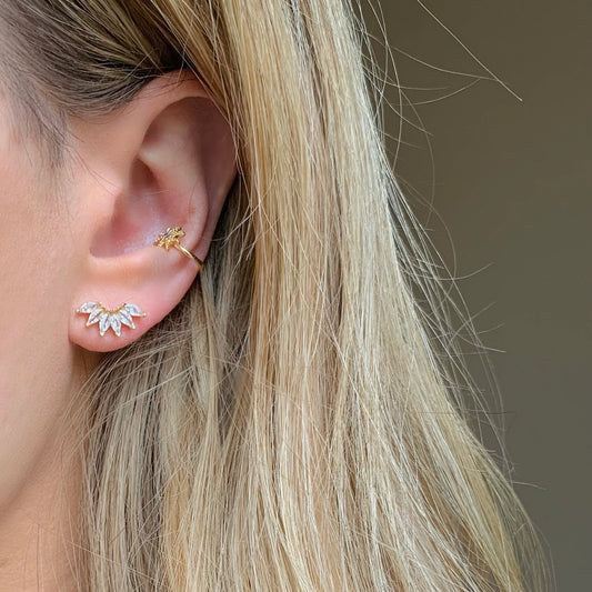 Fan Girl - Crystal Stud Earrings