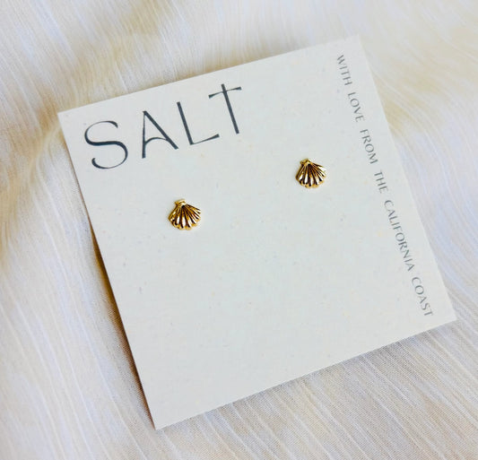 Dainty Shell Stud Earrings